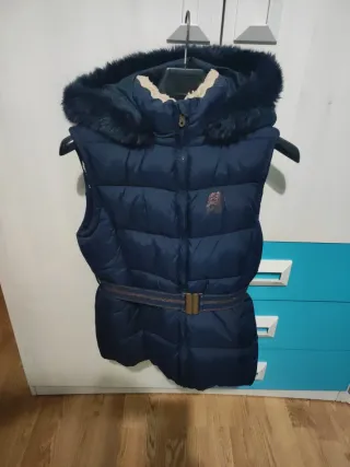 Chaleco acolchado Brotes forro polar talla 14