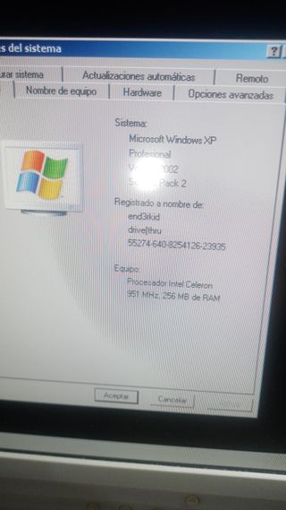 Placa Base AOpen MX3S 370 + Celeron 950 + 256 RAM