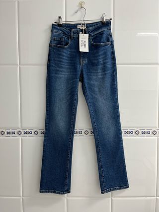 Pantalón System Action Talla 34 Azul Nuevo con eti