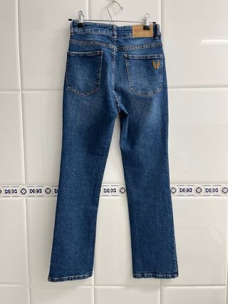 Pantalón System Action Talla 34 Azul Nuevo con eti