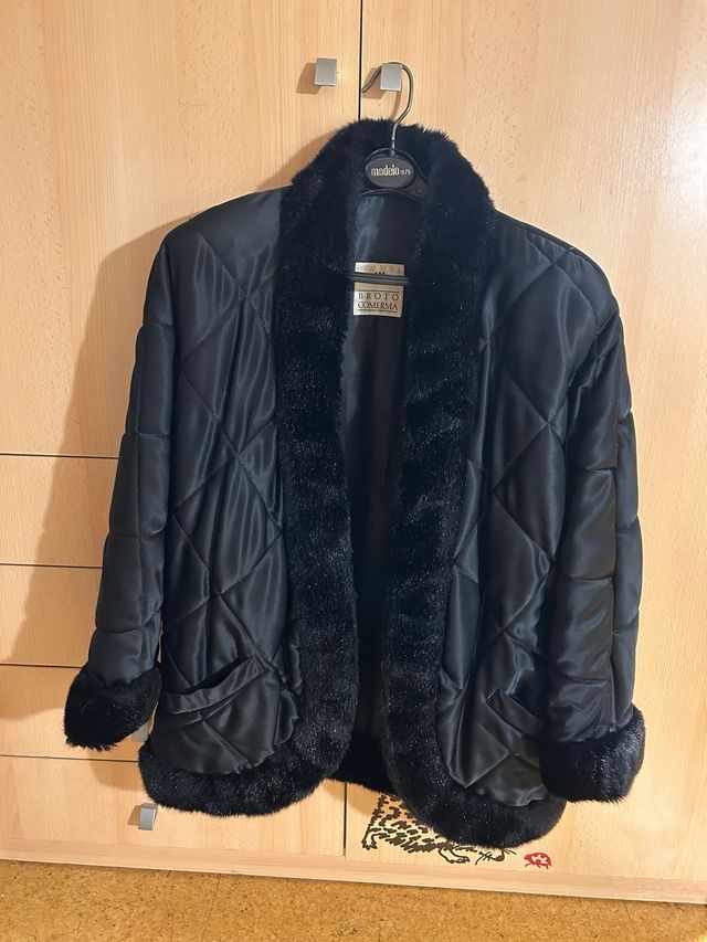 Chaqueta acolchada Broto Comerma negra