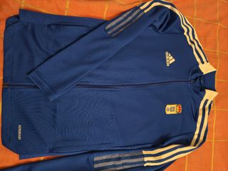 Chándal Real Oviedo Adidas Azul 