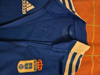 Chándal Real Oviedo Adidas Azul 