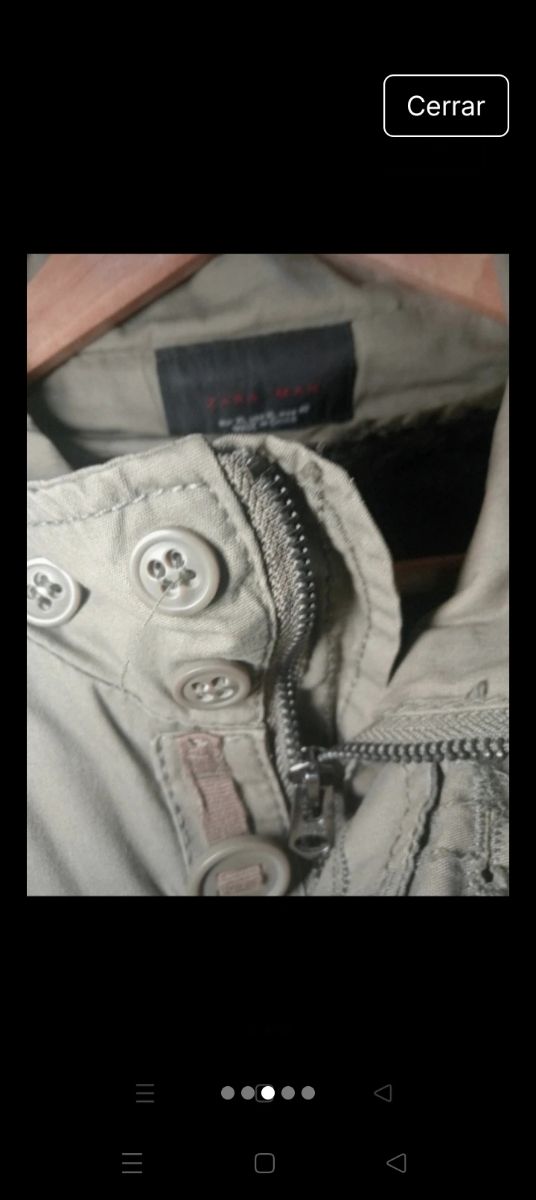 Chaqueta verde oliva Talla XL