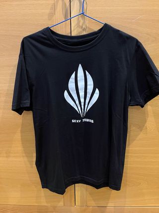 Camiseta Sexy Zebras Negra Talla M