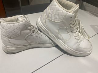 Zapatillas Zara Botas Blancas Talla 34