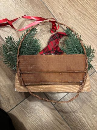 Decorazione Natale Welcome Babbo Natale