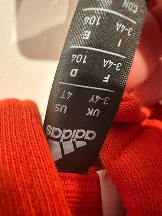 Tuta Adidas Lego Rossa 3/4A