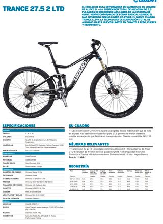 Bicicleta Giant Trance 2
