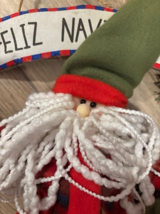 Corona decorativa Babbo Natale