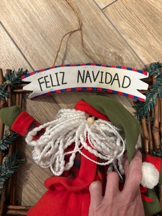 Corona decorativa Babbo Natale