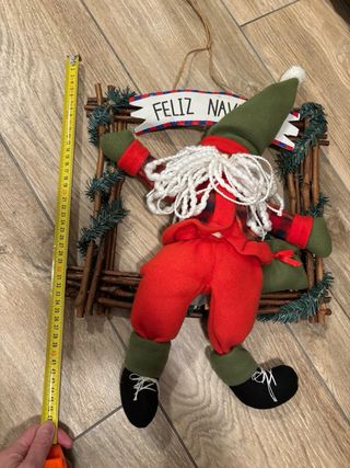 Corona decorativa Babbo Natale