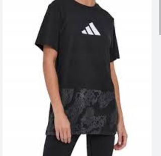 Camiseta Adidas Negra Mujer