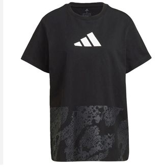 Camiseta Adidas Negra Mujer