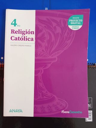 Religión católica 4° ESO Valero Crespo Marco ANAYA