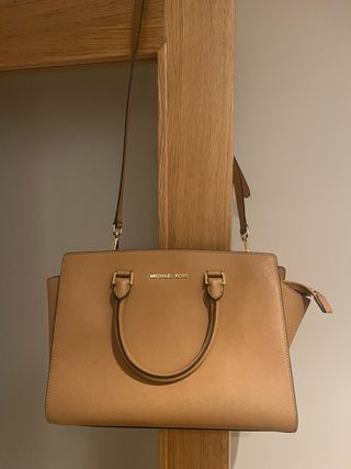 Bolso Piel Michael Kors Marrón Dorado