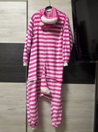 Pijama/Disfraz Gato Cheshire Rayas
