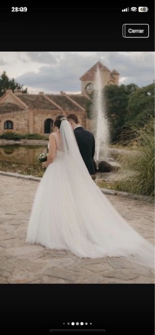 Velo de novia largo