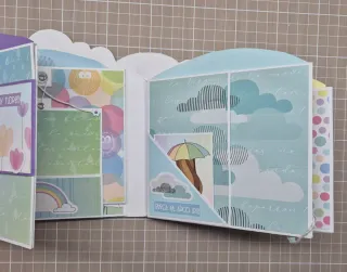 Álbum Scrapbooking Artesanal Que Llueva