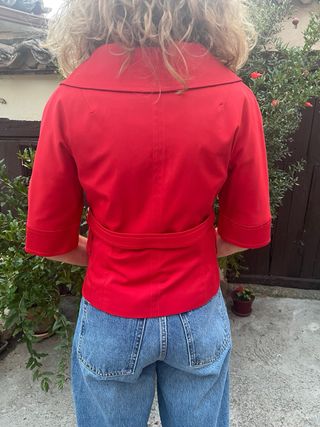 Chaqueta Zara Roja Talla M