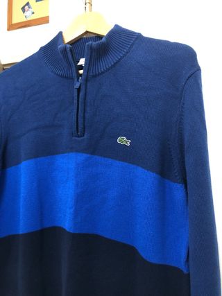 Jersey chico Lacoste azul talla M