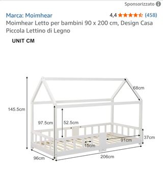 Letto Montessori bianco
