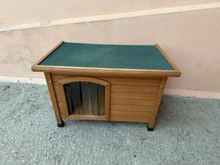 Caseta perro de madera para exterior