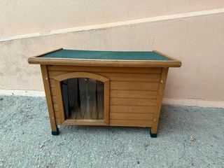 Caseta perro de madera para exterior