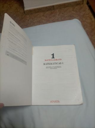 Matemáticas I.