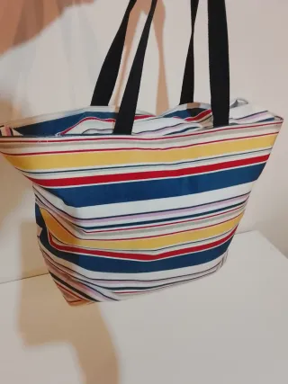 Bolsa de tela con cremallera