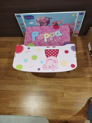 Banco Pupitre Infantil Peppa Pig