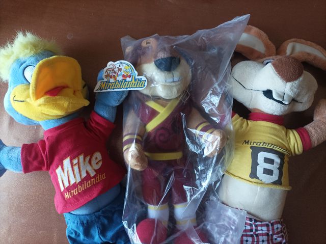 Peluche Mirabilandia - 3 pezzi