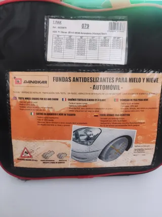 Cadenas de tela para nieve Danokar 1 par