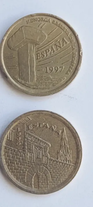 MONEDAS ANTIGUAS  ESPAÑOLAS .