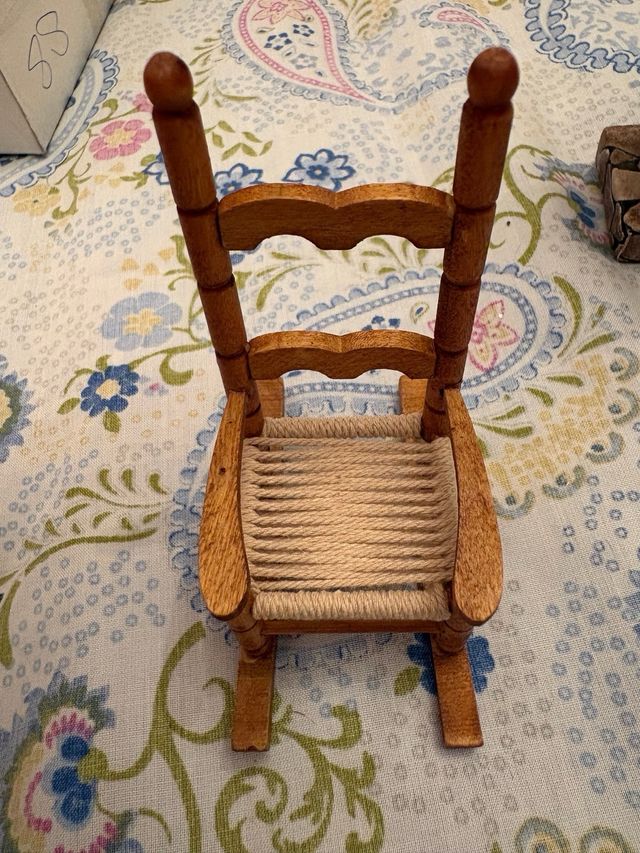 Lote Muebles Miniatura Casa Rústica