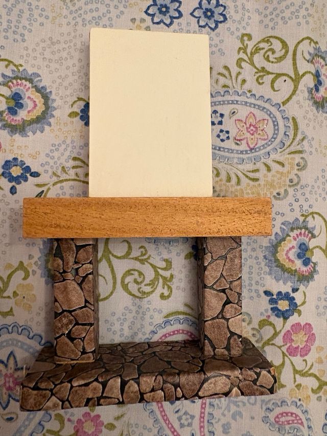 Lote Muebles Miniatura Casa Rústica