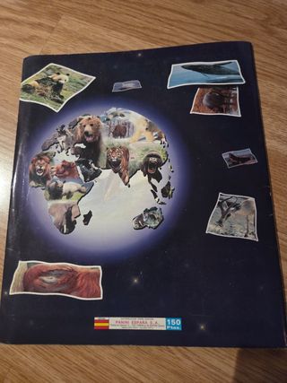 Album  Animales Salvajes Panini,INCOMPLETO