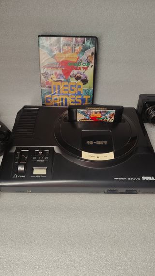 🇪🇸 Consola Sega Mega Drive Negra + Mega Games 1