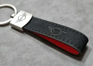 Llavero MINI Cooper One Tacto Piel Cuero Regalo