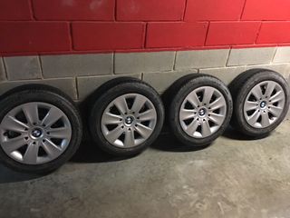 4 llantas originales BMW 16” 6.5Jx16 5x12 y tapas