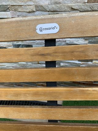 Tumbonas de madera para jardín