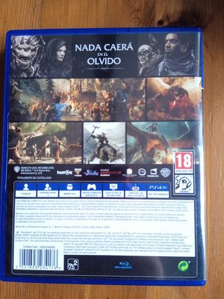 PS4 Sombras de Guerra
