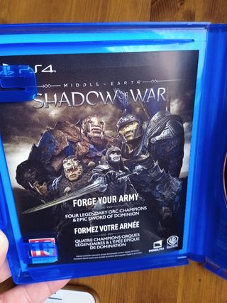 PS4 Sombras de Guerra