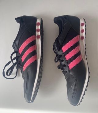 Zapatillas Adidas Mujer Negras y Rosas