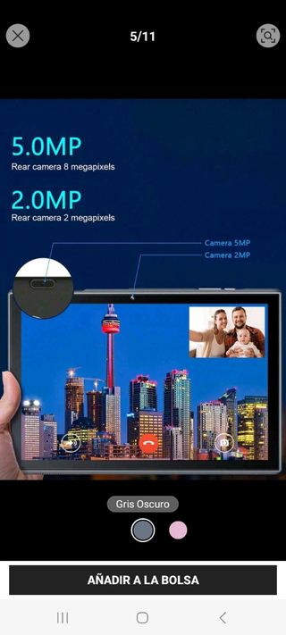Tableta Android 15 Coopers con Funda