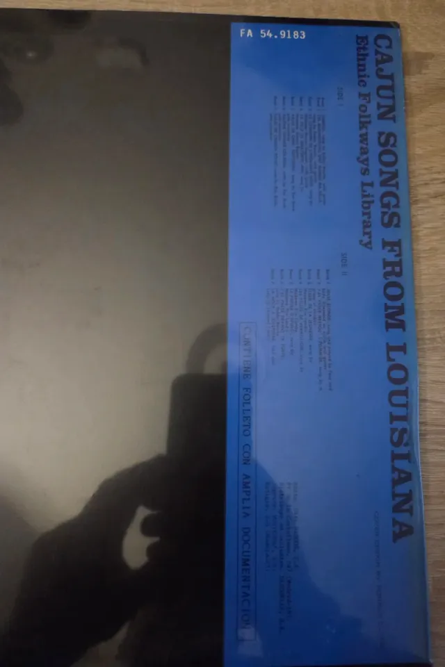 Vinilo Cajun Songs From Louisiana