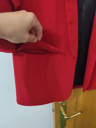 Blazer Rojo Stradivarius