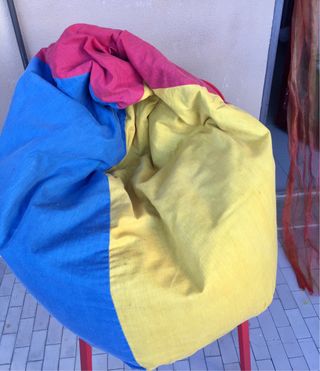 Pouf vintage El Sakc