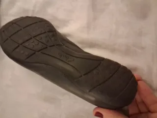 Zapatos planos Clarks negros piel
