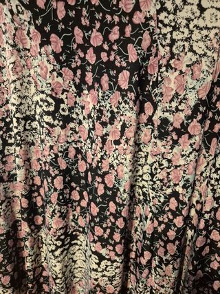 Falda midi estampada floral